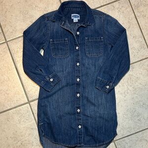 Old Navy Kids Denim Dress Size 6/7